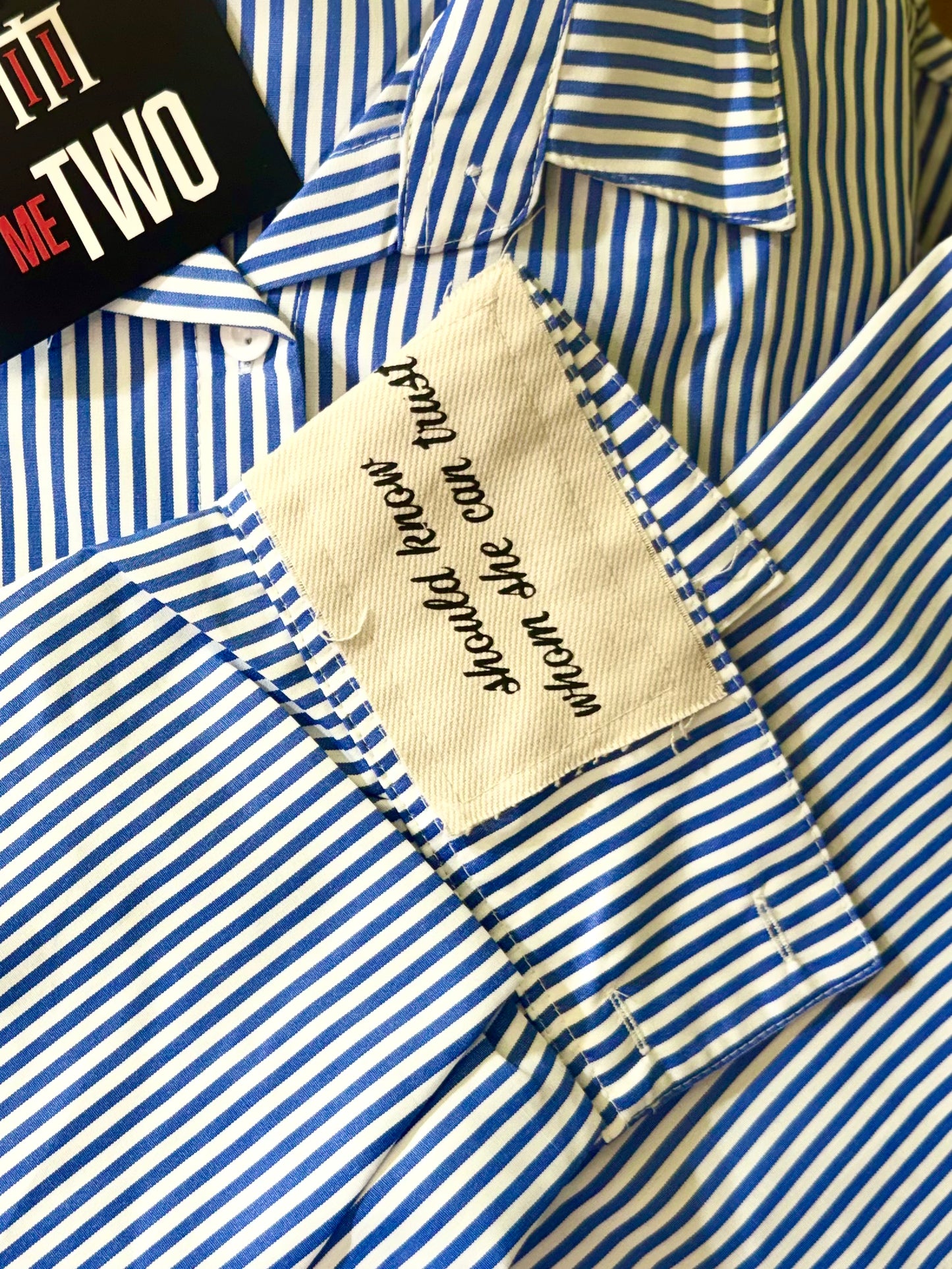 Stripe Lounge Set-Navy Blue