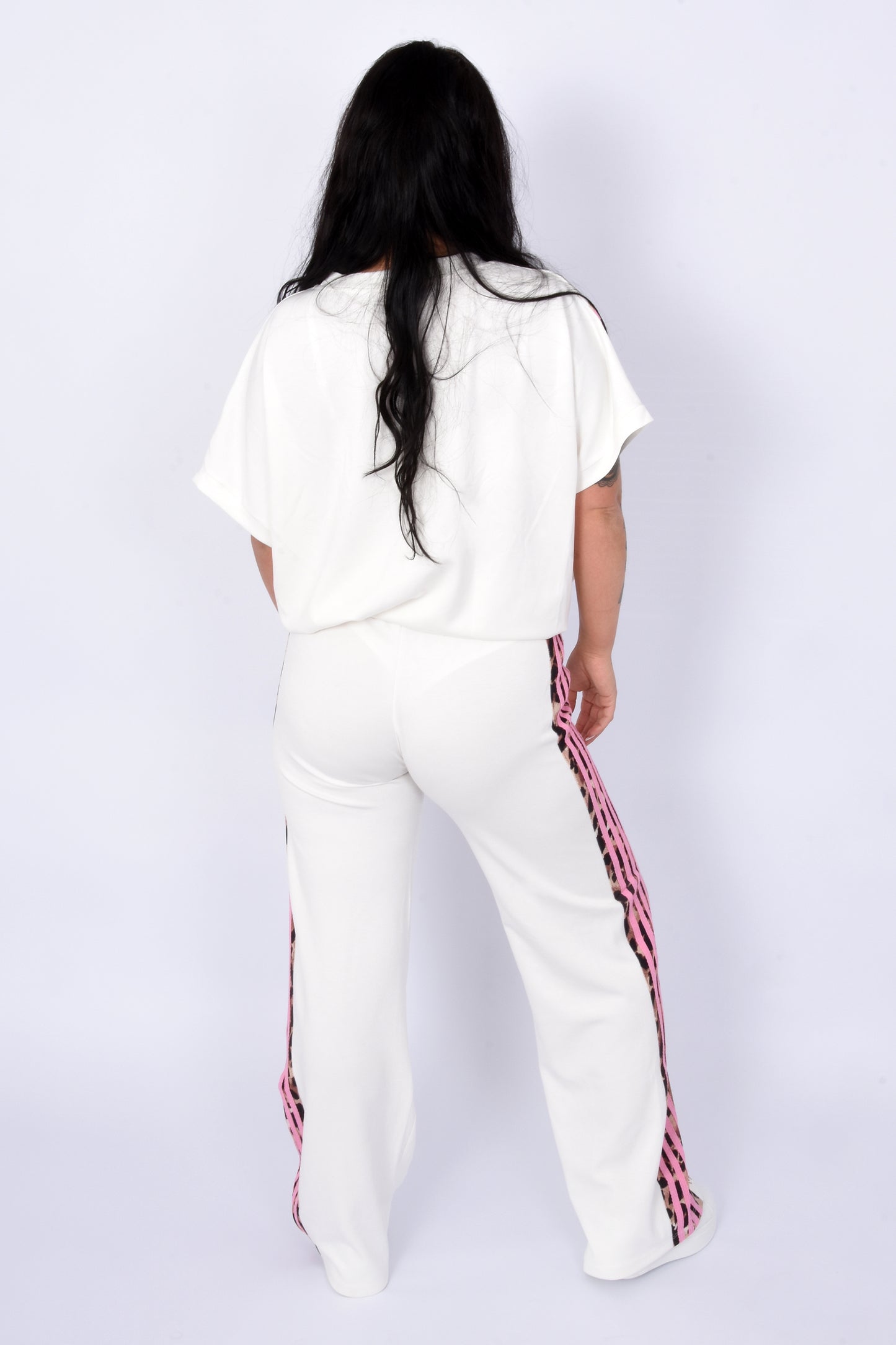Pink Contrast Lounge Set