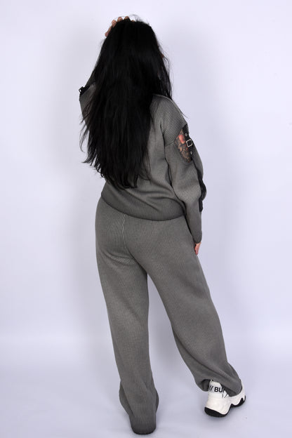 Oversize Ribbed Set - Baggy Street Style