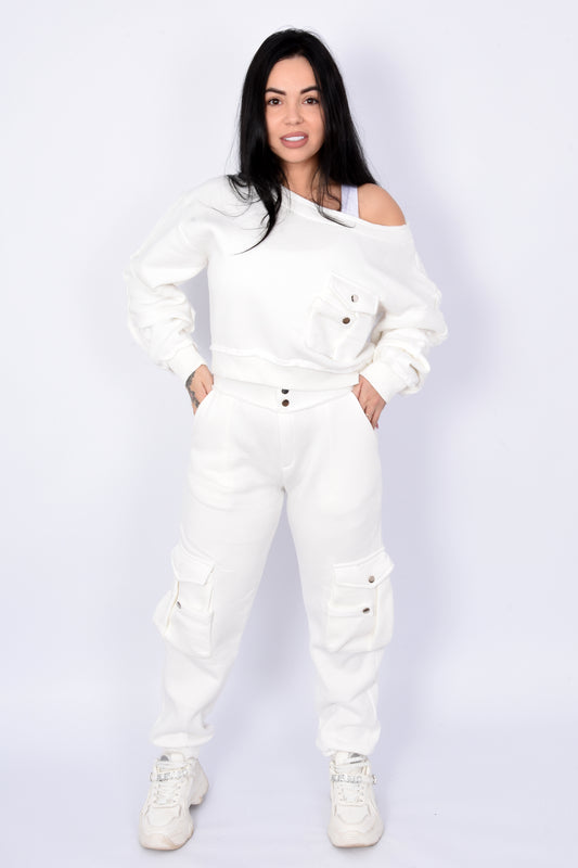 White Cozy Cargo Set