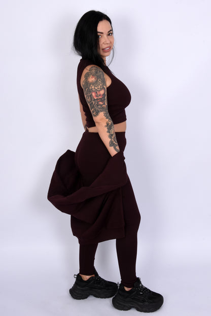 Cozy Essential 3-Piece Set Burgundy
