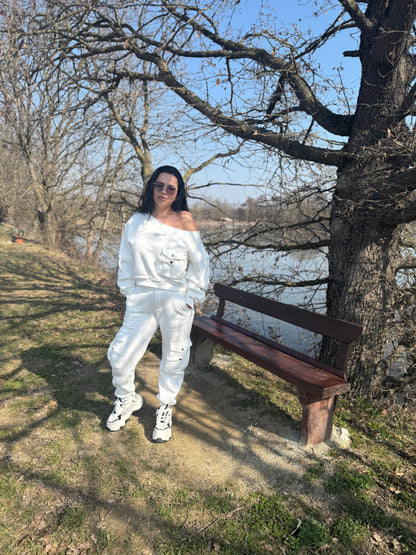 White Cozy Cargo Set